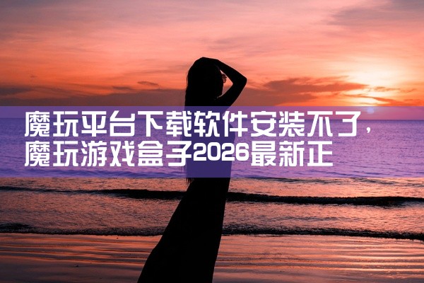 魔玩平台下载软件安装不了