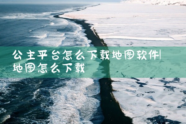 公主平台怎么下载地图软件