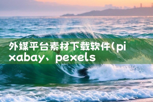 外媒平台素材下载软件
