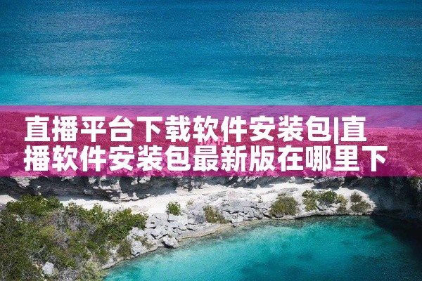 直播平台下载软件安装包